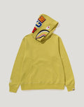 Graphic Pullover Hoodie - Yellow
