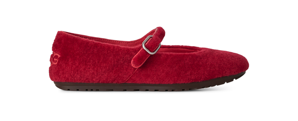 Women's Merino Strap Ballet Flat - Beachwood