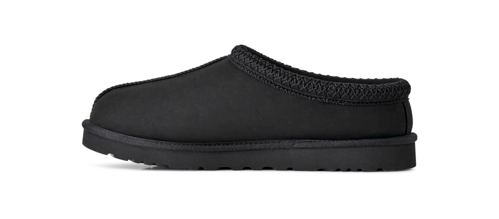 Men's Nubuck Sheepskin Slip-On Clog - Chestnut