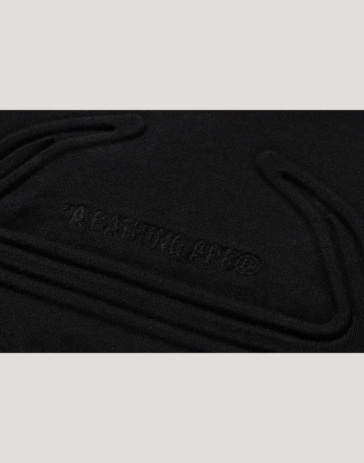 Padded Cropped Graphic Hoodie - Black
