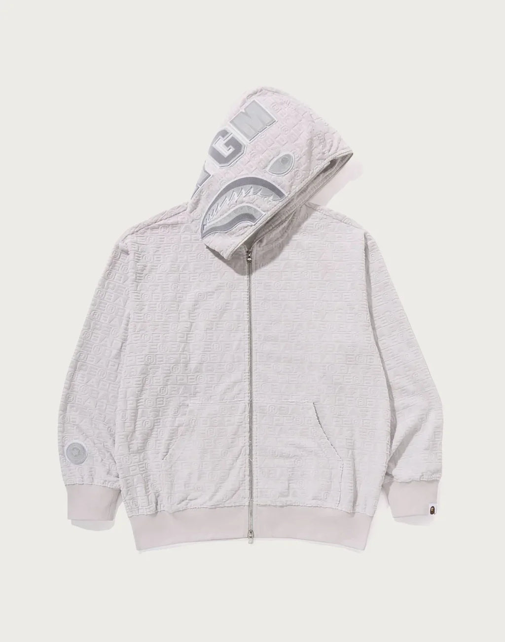 Relaxed Sport Print Hoodie - Red