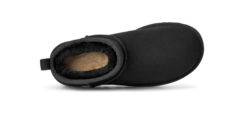 Women's Ultra-Short Sheepskin Boot - Grey