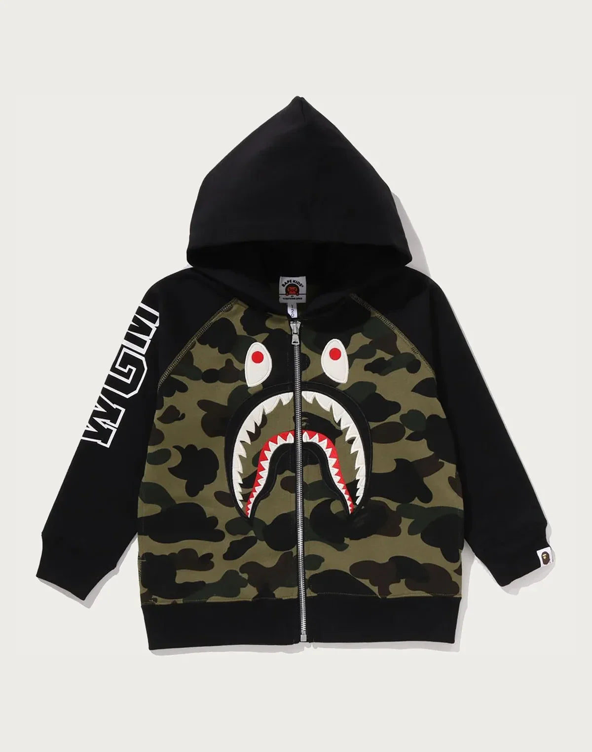 Kids' Camouflage Patch Pullover Hoodie - Yellow
