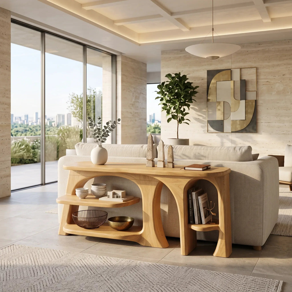 Contemporary Loop Console Table For Stylish Entryway