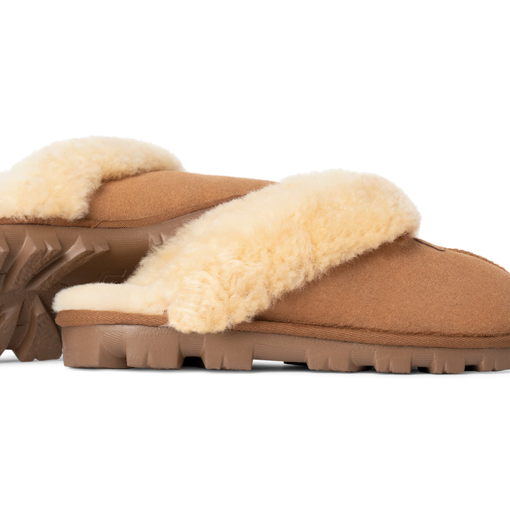 Women's Sheepskin Mule Slipper - Black