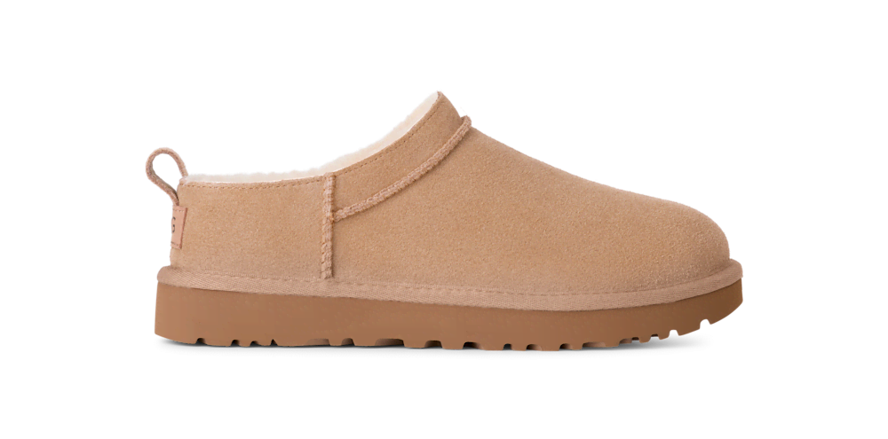 Women's Suede Micro Boot - Sand