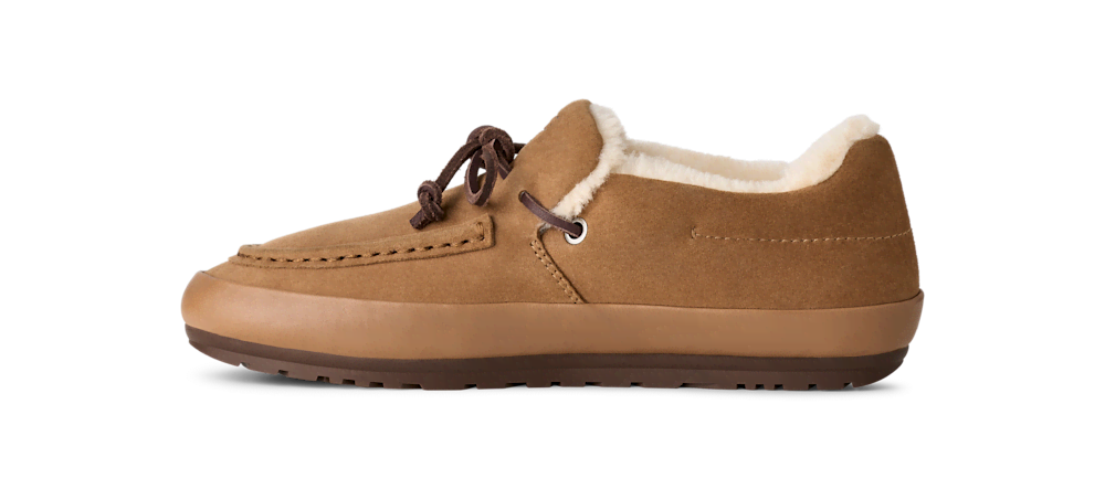 Women's Suede Slip-On Shoe - Mustard