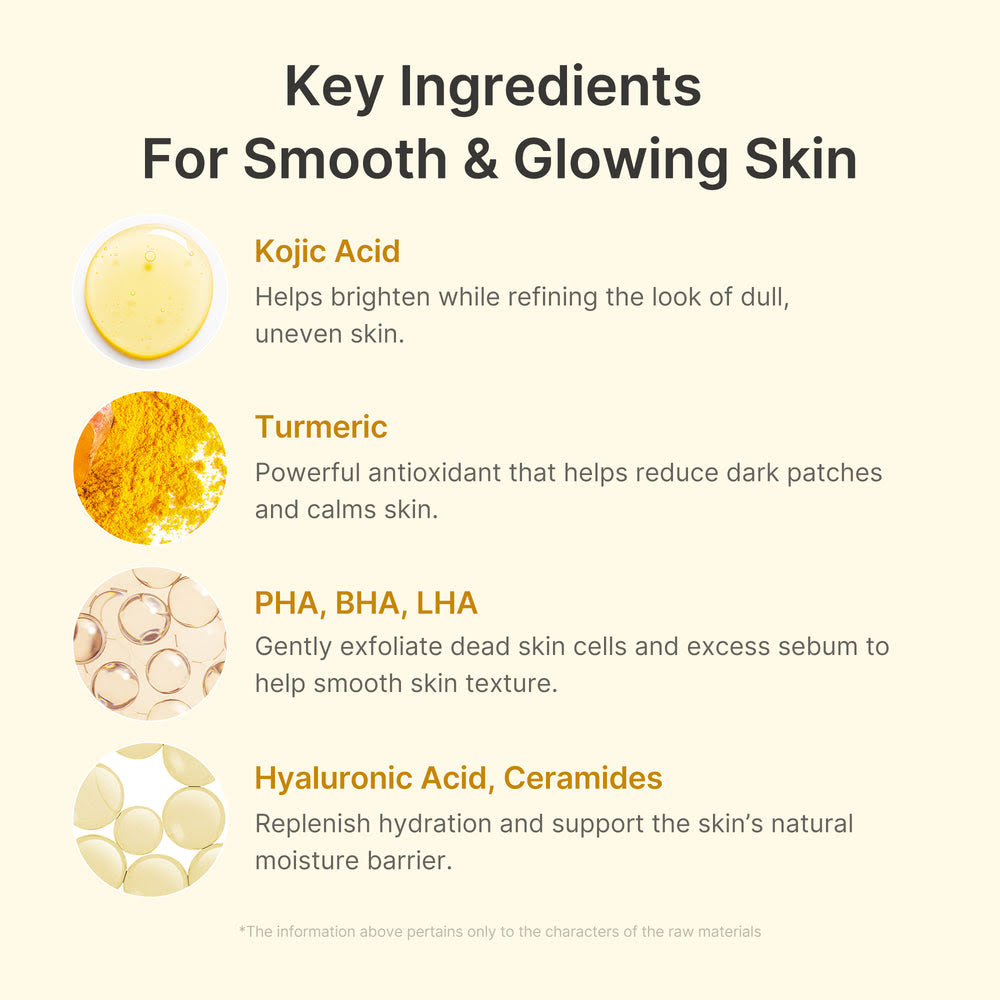 Kojic Acid Turmeric Body Exfoliating Serum