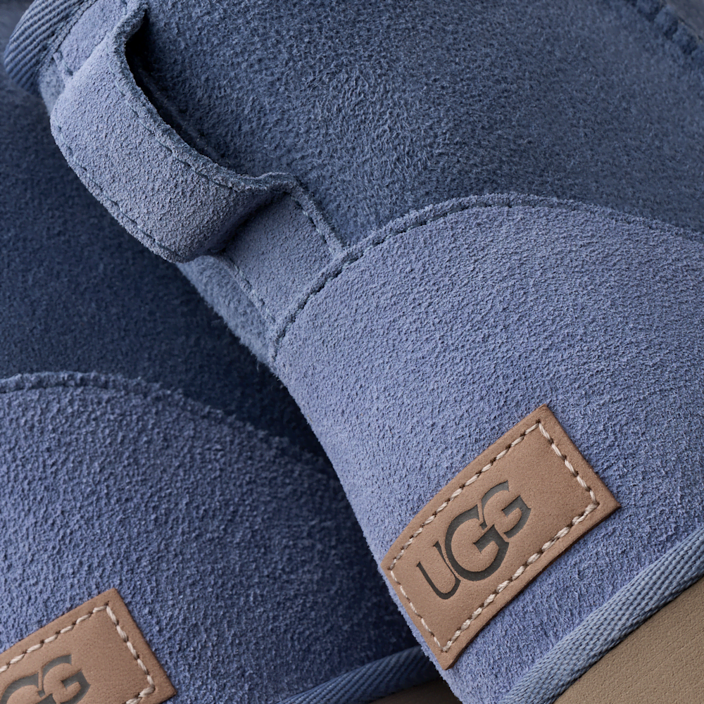 Women's Mini Sheepskin Boot - Dark Indigo