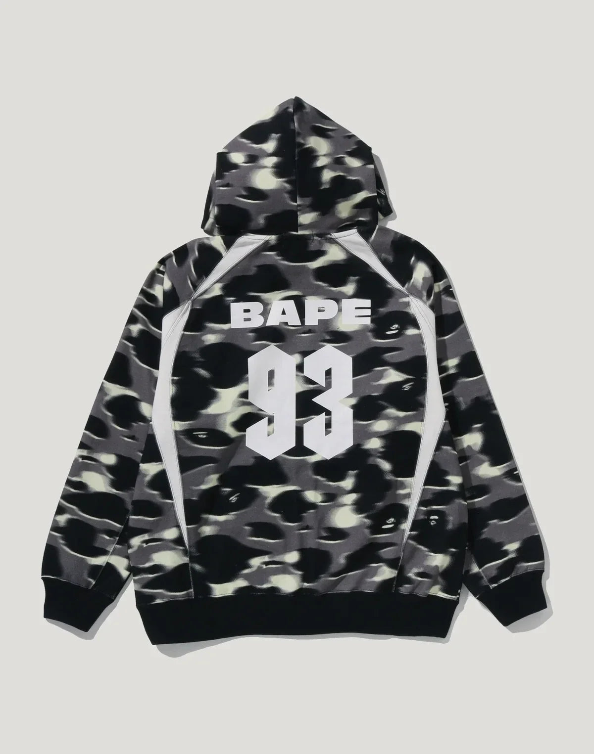 Men's Relaxed-Fit Graphic Pullover Hoodie - Black