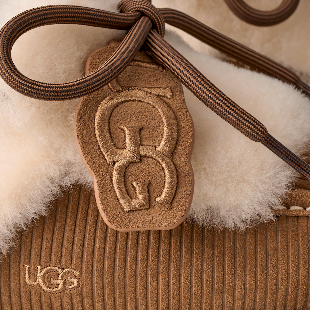 Women's Suede Platform Slipper - Chestnut