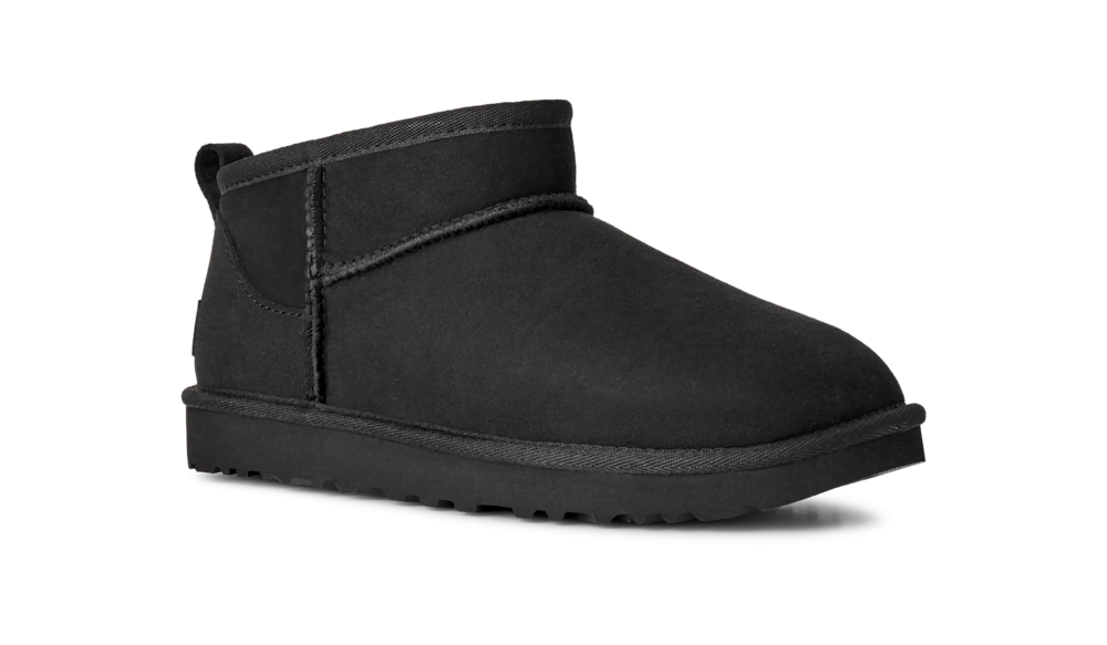 Women's Ultra-Short Sheepskin Boot - Grey