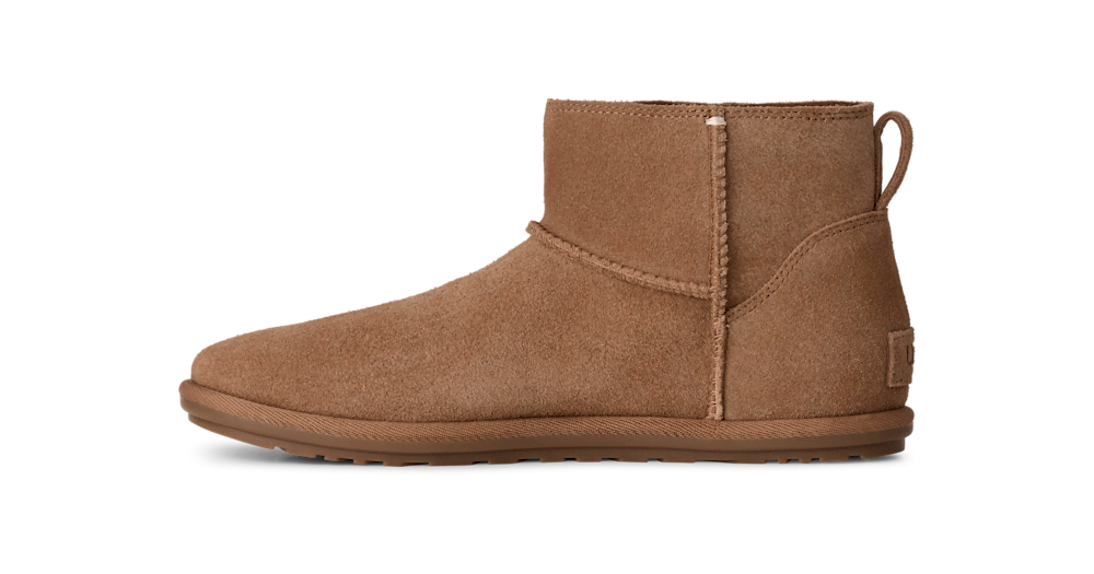 Women's Unlined Leather Mini Boot - Sand