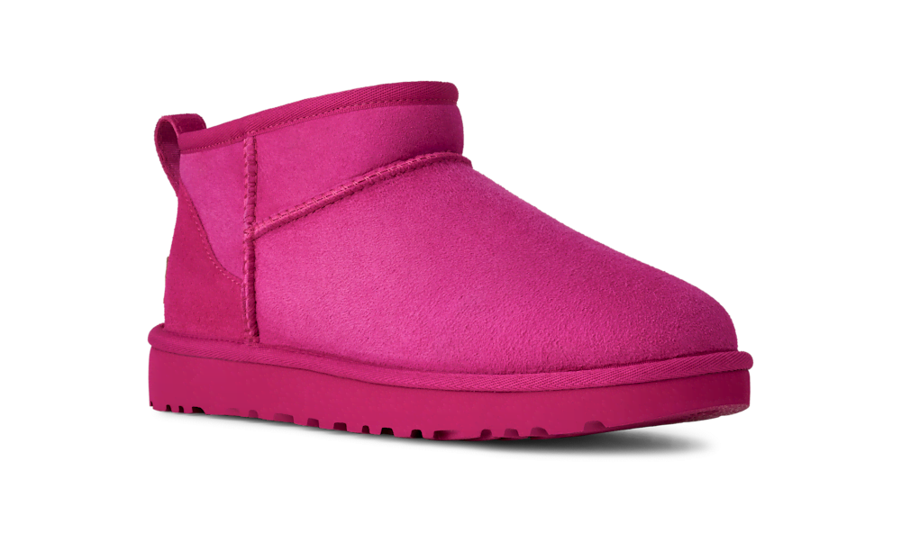 Women's Ultra-Short Sheepskin Boot - Grey
