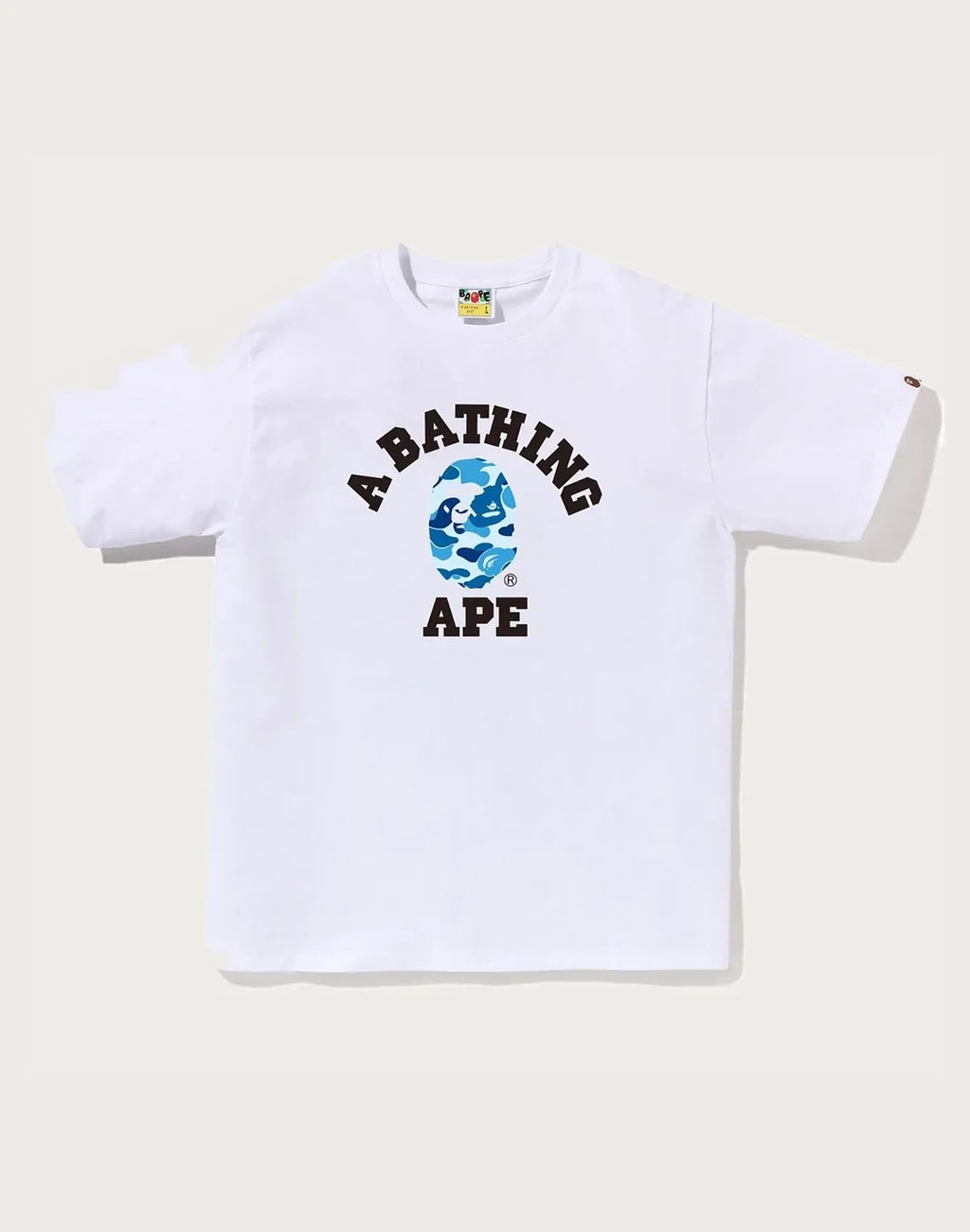 Men's Cotton Camo Graphic T-Shirt - White Pink