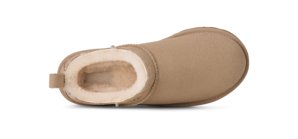 Women's Suede Micro Boot - Sand