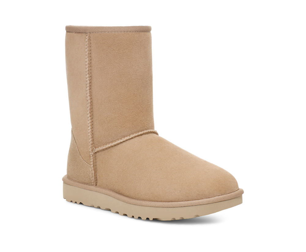 Women's Short Sheepskin Boot - Sand