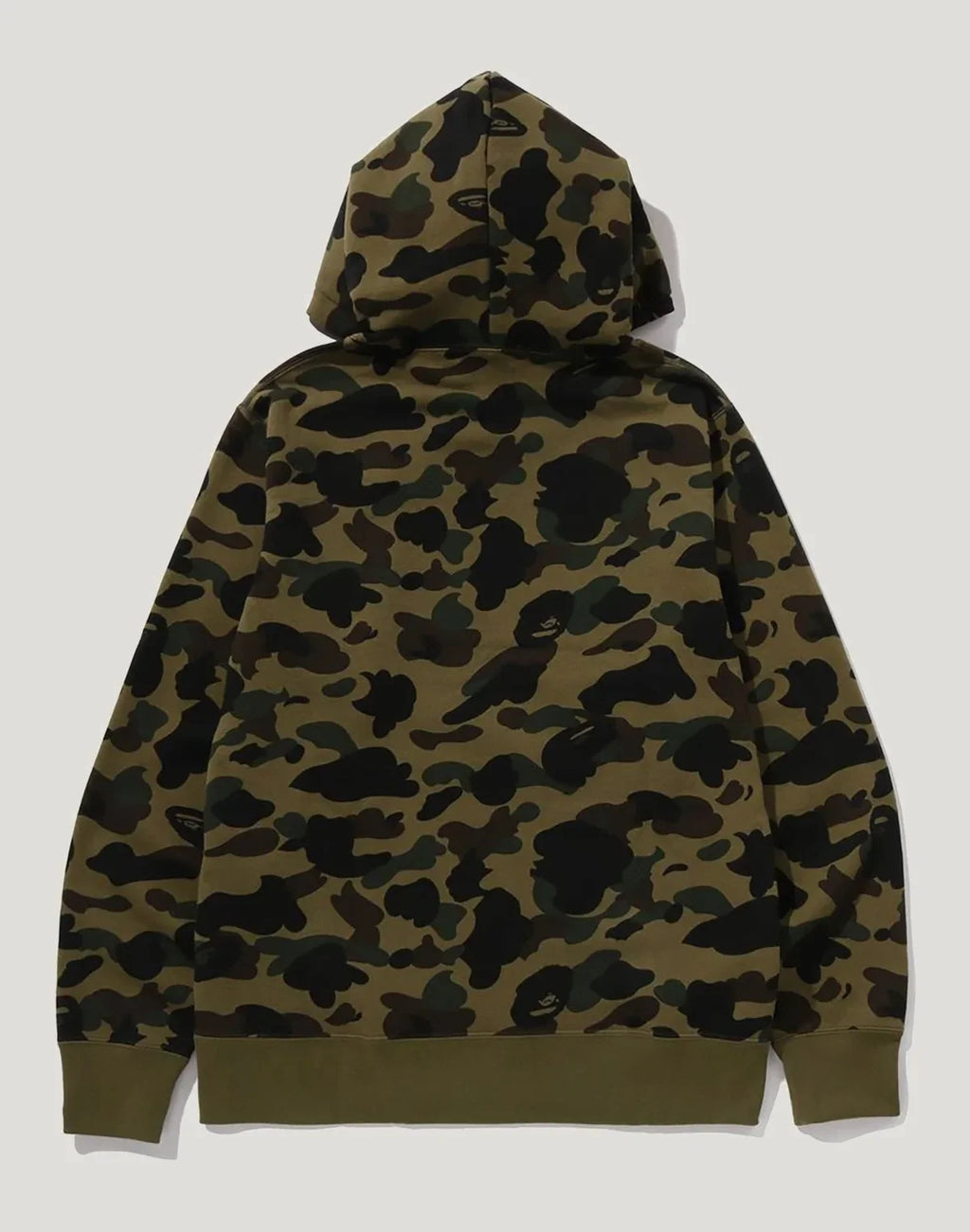 Men's Camo Pullover Hoodie - Orange