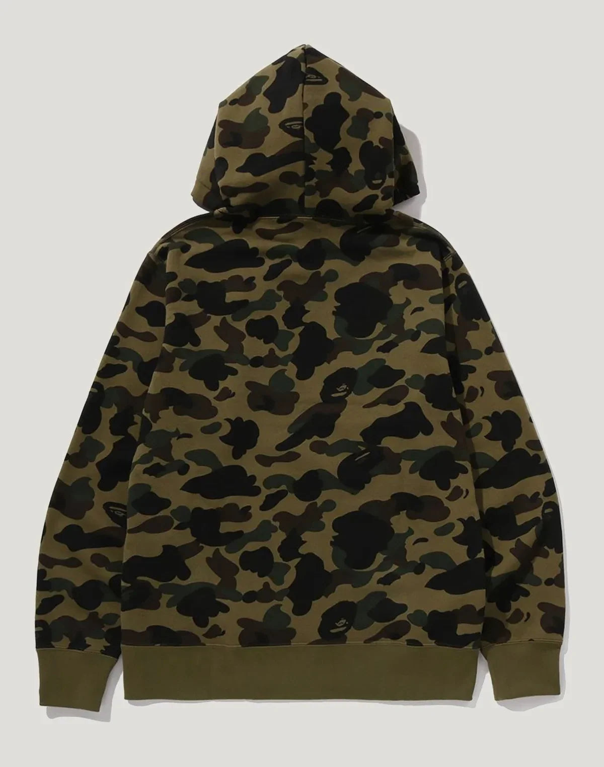 Men's Camo Pullover Hoodie - Orange