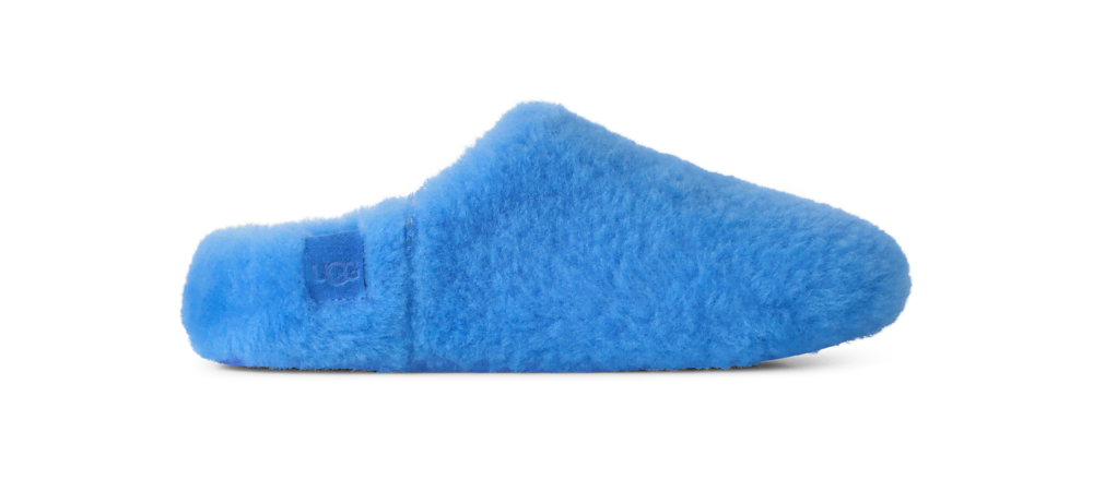Women's Sheepskin Slip-On Slipper - Blue