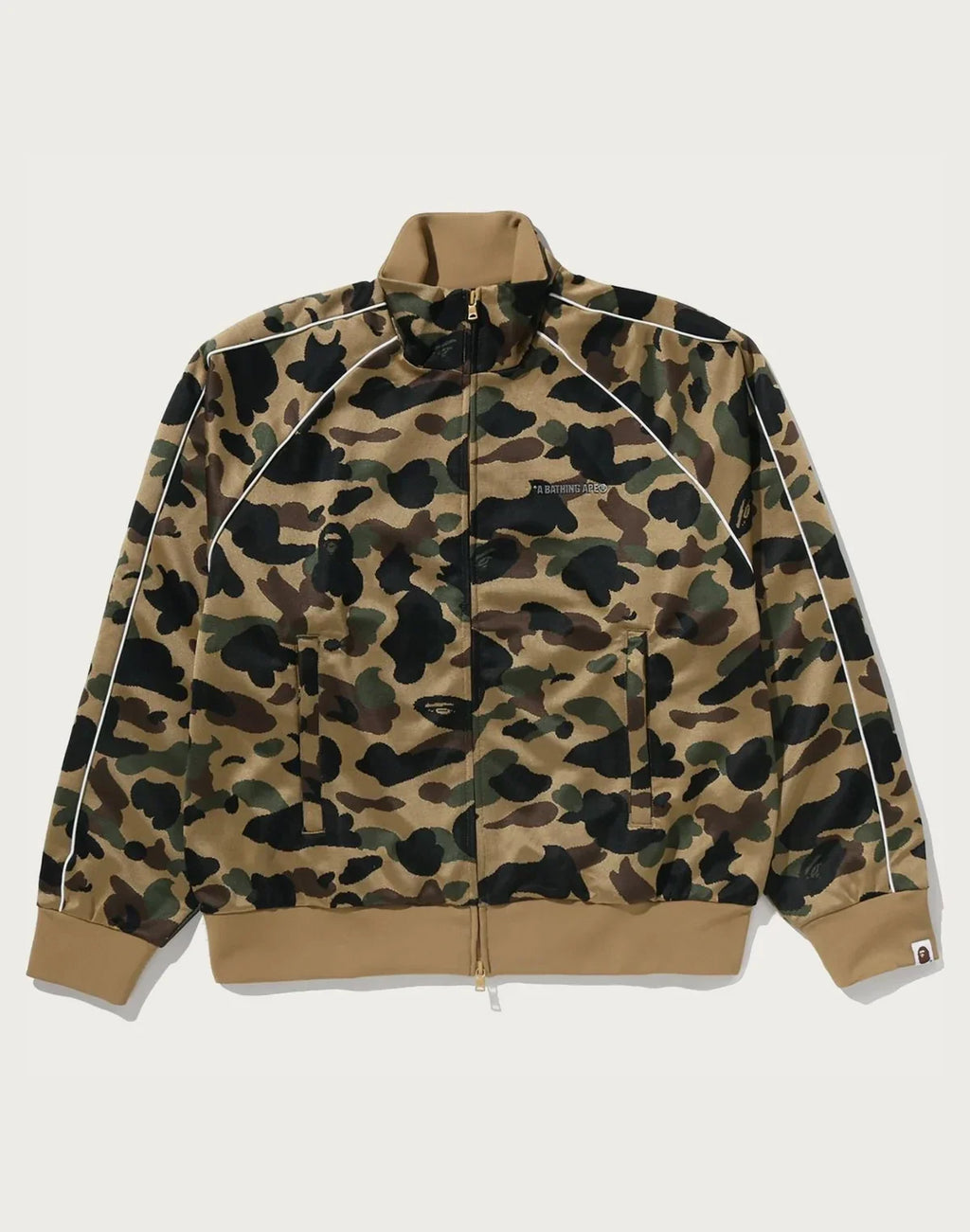 Men's Relaxed Camo Track Jacket - Green