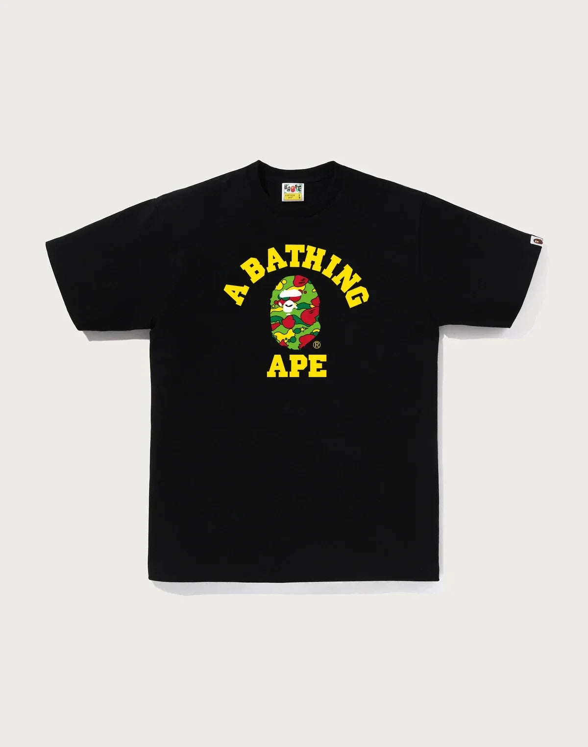 Men's Cotton Jersey Graphic T-Shirt - Black Multi