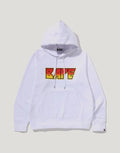Men's Rhinestone Pullover Hoodie - White