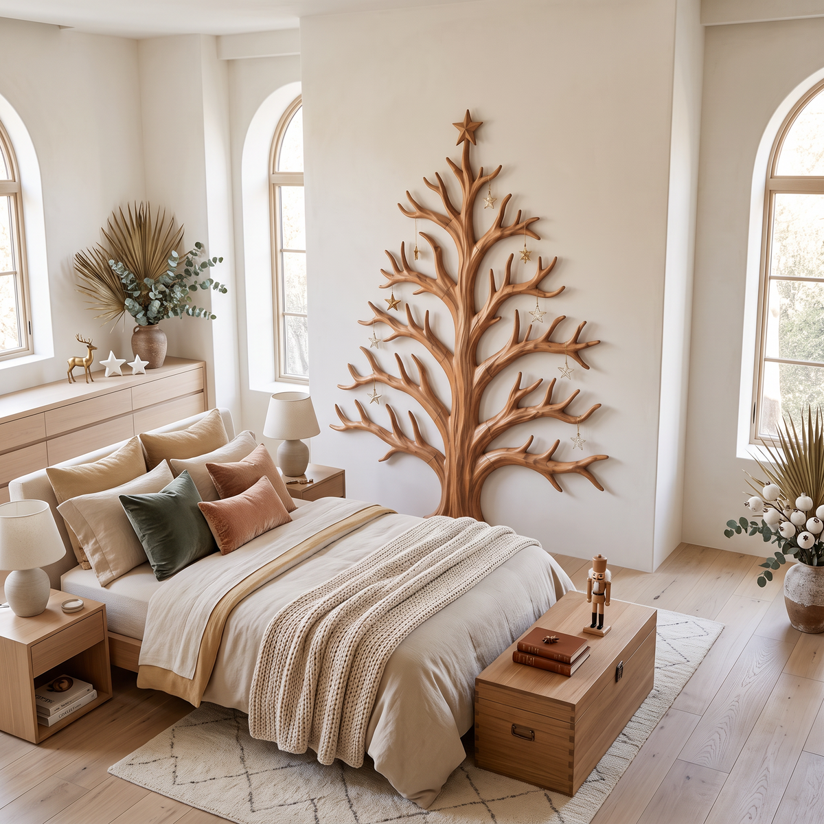 Modern Christmas Tree With Bare Branch Design For Living Room
