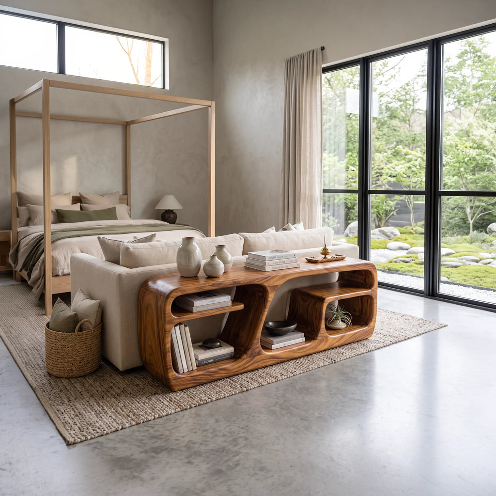 Organic Loop Base Console For Modern Living Room