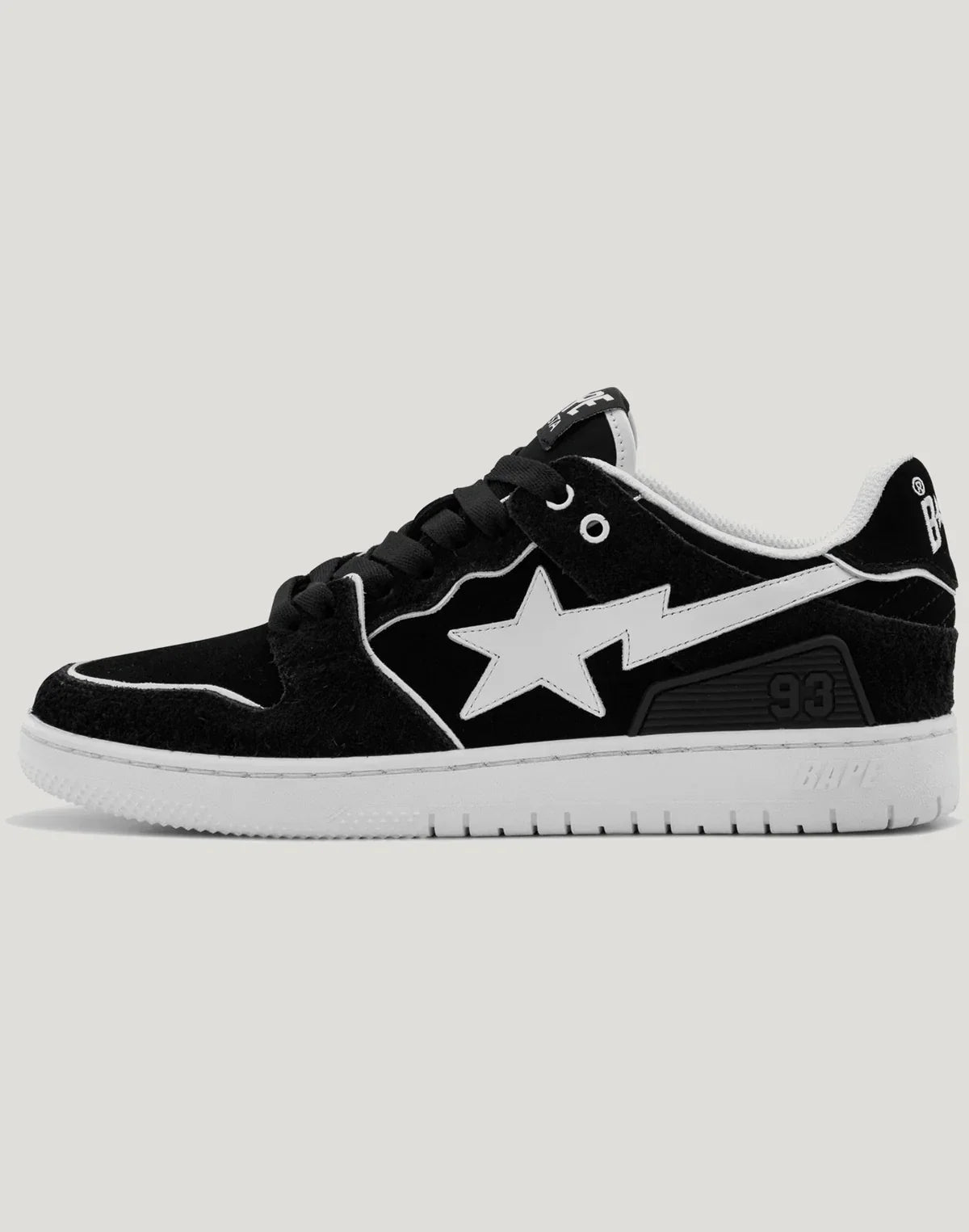 Men's Leather Low Top Sneakers - Red