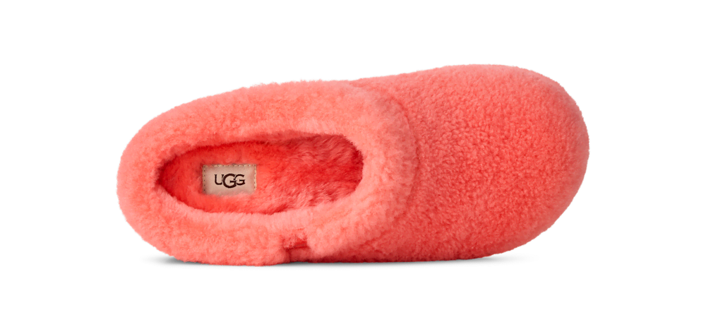 Women's Shearling-Trim Suede Clog