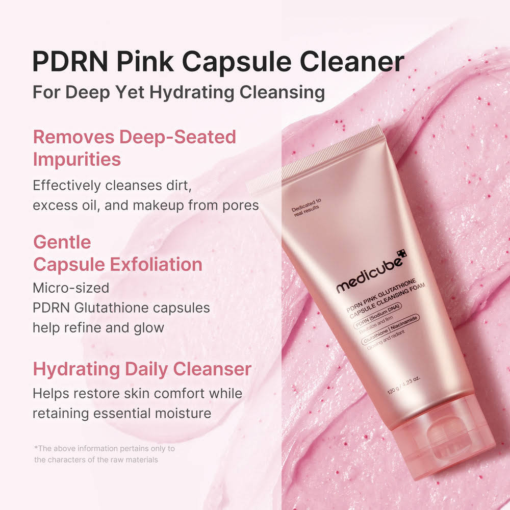 PDRN Glutathione Capsule Foam Cleanser