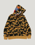 Cotton Camo Full-Zip Hoodie - Yellow