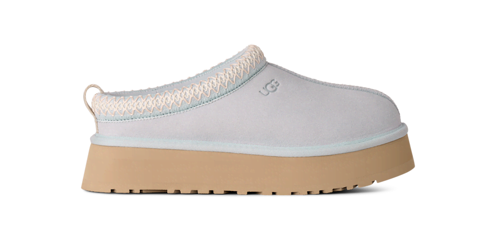 Women's Suede Platform Slipper - Bronze