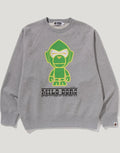 Men's Relaxed Cotton Crewneck Sweatshirt - Gray