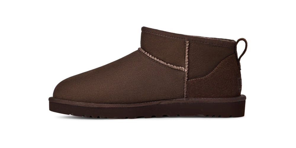 Men's Low Shaft Sheepskin Boot - Dark Grey