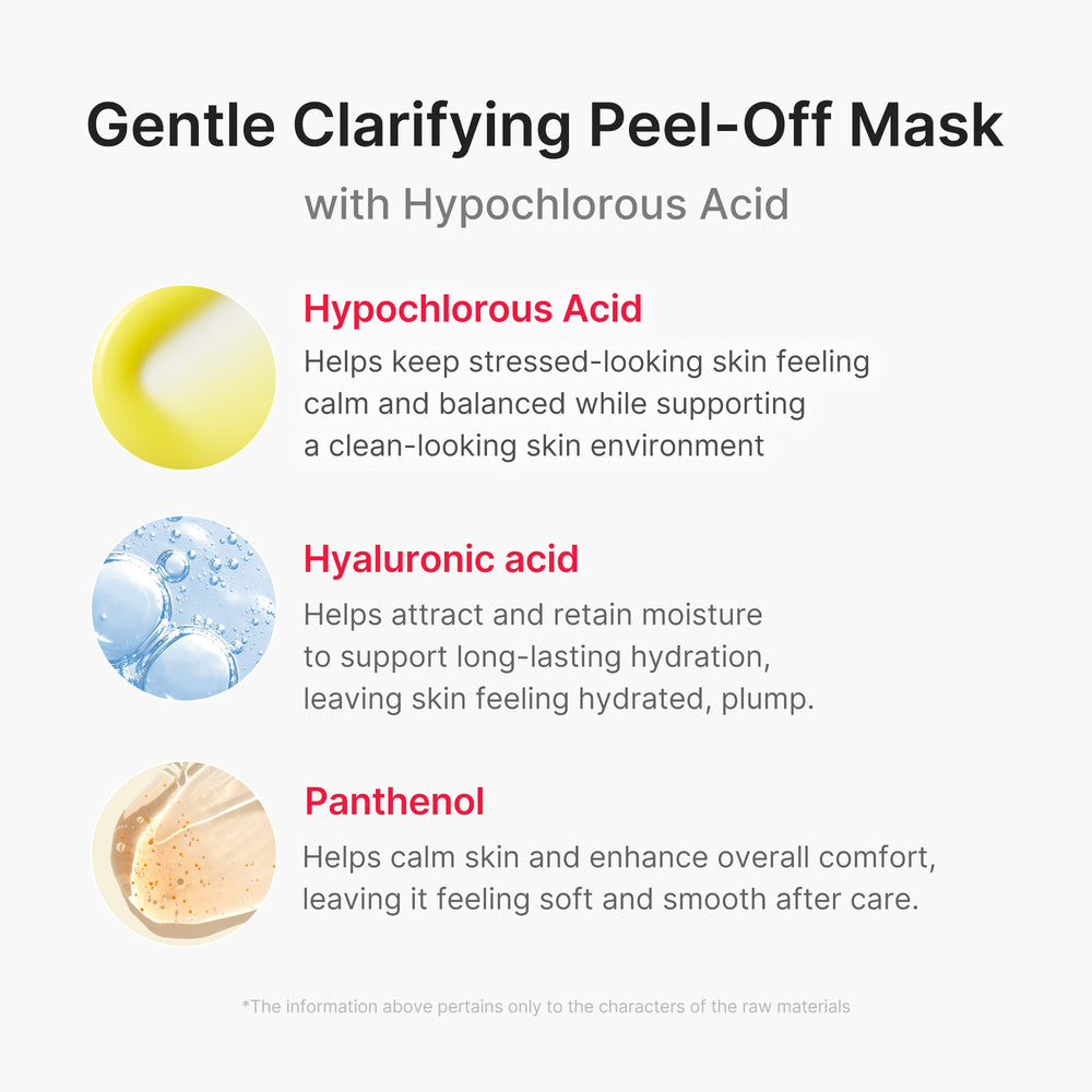 Hypochlorous Acid Peel-Off Sheet Mask