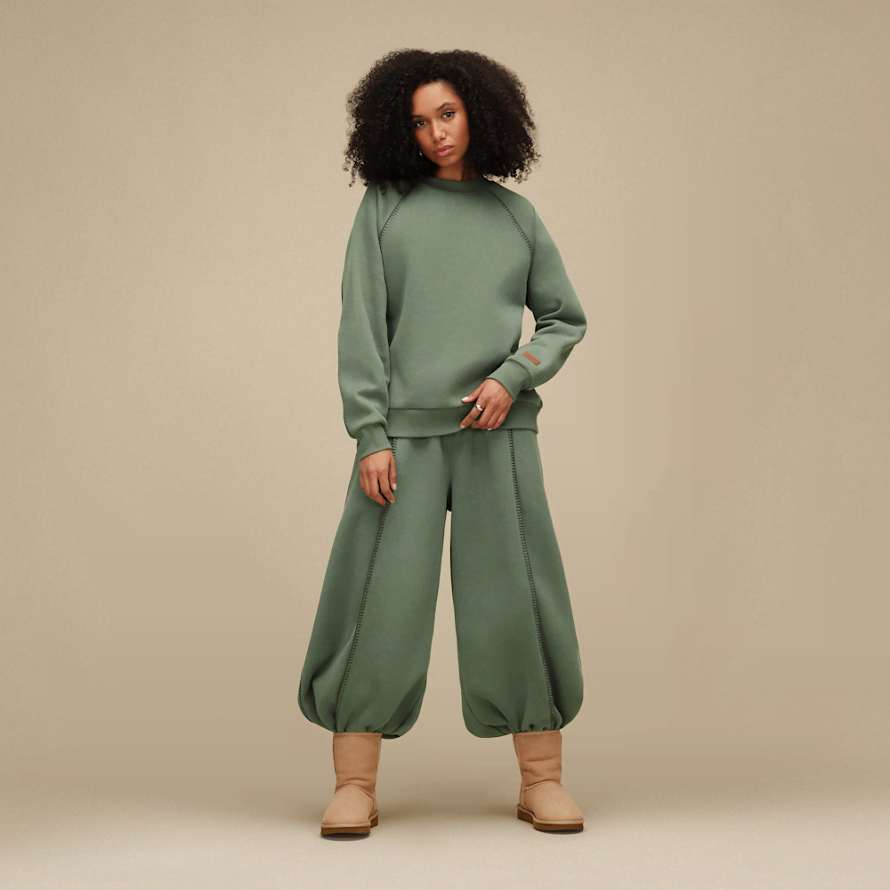 Women's Oversized Fleece Crewneck Sweatshirt