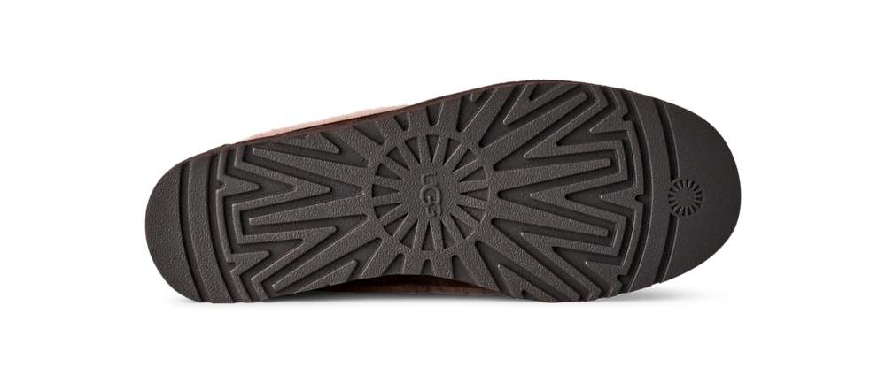 Women's Suede Ballet Flat - Chestnut