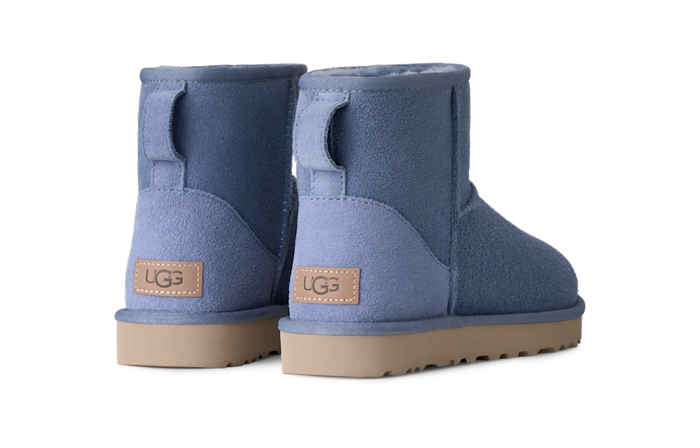 Women's Mini Sheepskin Boot - Dark Indigo