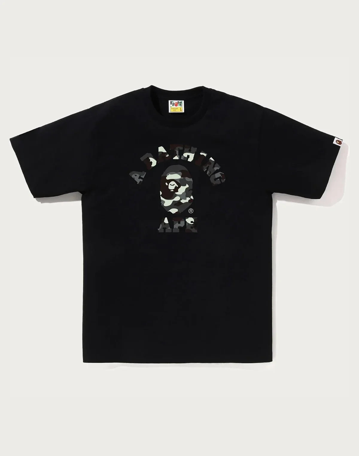 Men's Cotton Camo Graphic T-Shirt - White
