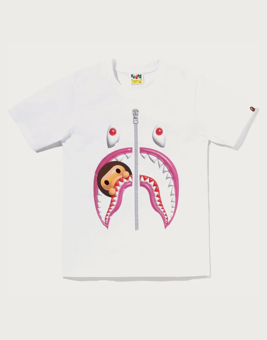 Women's 3D Character Graphic T-Shirt - White