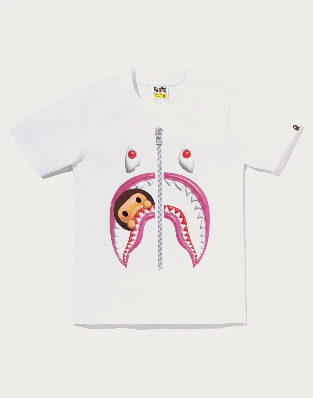 Women's 3D Character Graphic T-Shirt - White