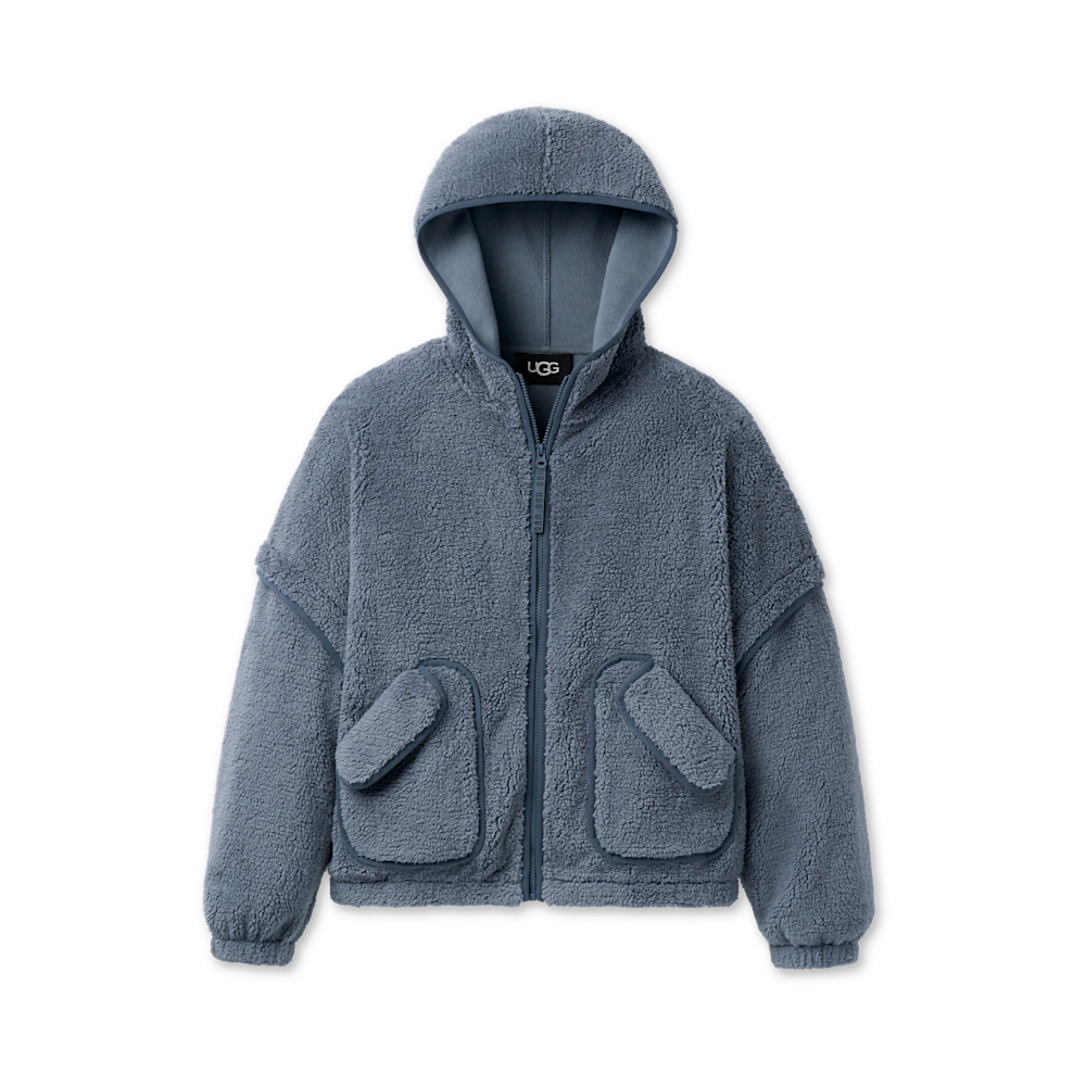 Women's Plush Fleece Zip Hoodie - Chestnut