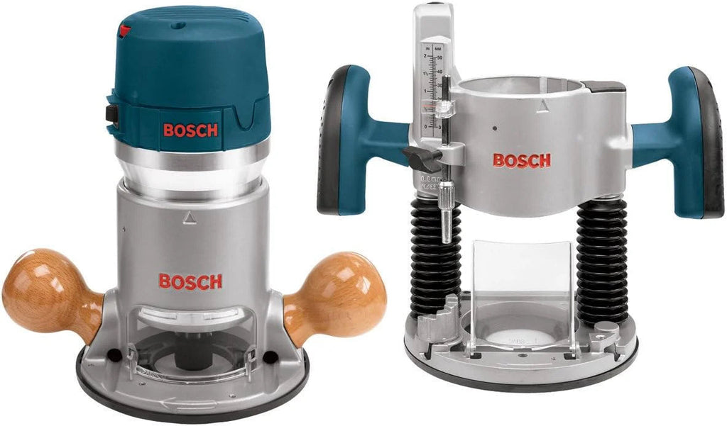 BOSCH Wood Router Tool Combo Kit, 12 Amp, 2.25 Horsepower - 1617EVSPK
