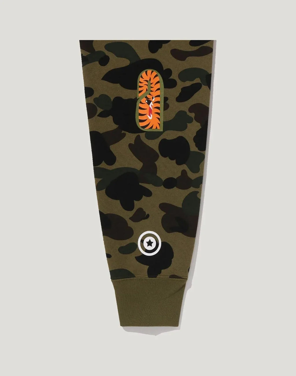 Men's Cotton Camo Graphic Crewneck Sweatshirt - Orange