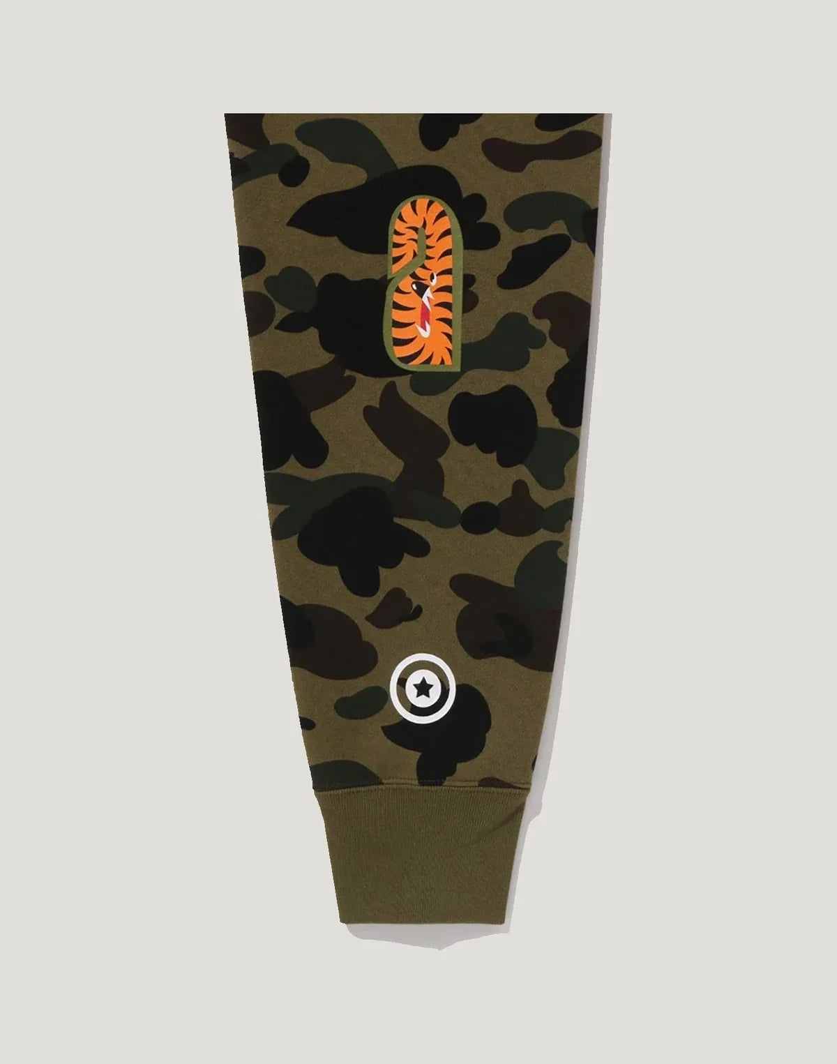 Men's Cotton Camo Graphic Crewneck Sweatshirt - Orange