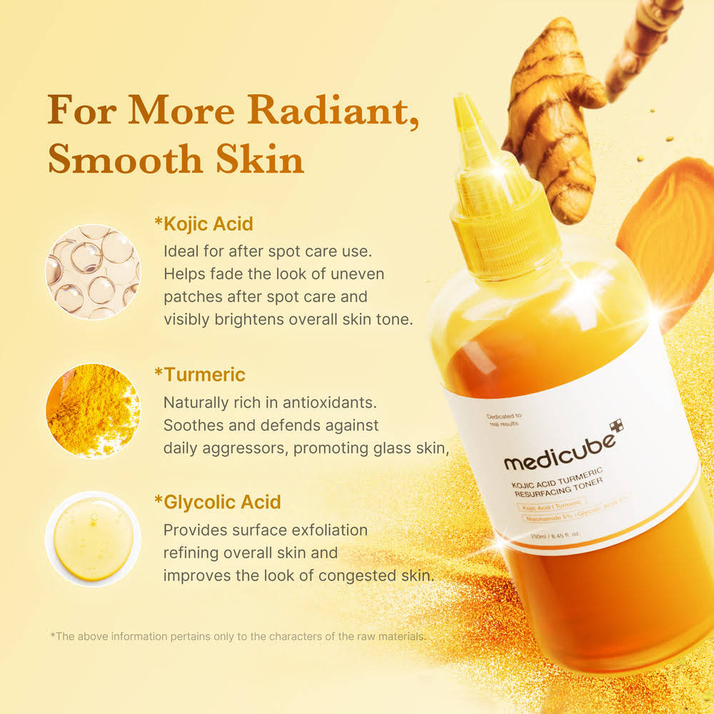 Kojic Acid Turmeric Face & Body Toner