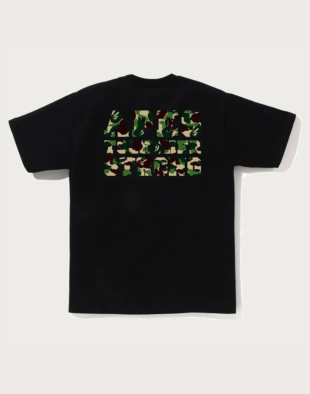 Men's Cotton Camo Graphic T-Shirt - White Blue