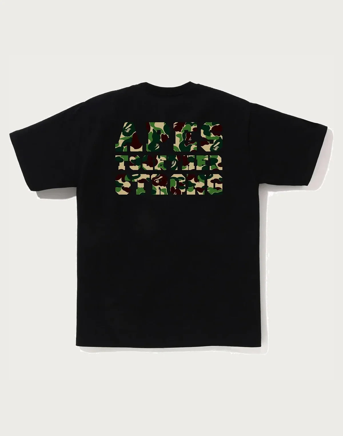 Men's Cotton Camo Graphic T-Shirt - White Blue